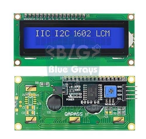 I2C 2x16 Pantalla LCD