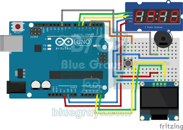 OLED T-Rex Run: Juego del dinosaurio con Arduino 🦖 | BlueGrays