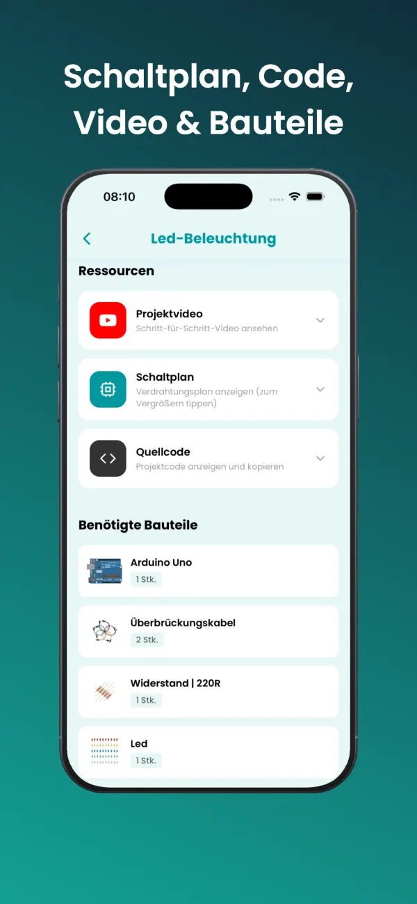 Intelligente Projektvorschläge