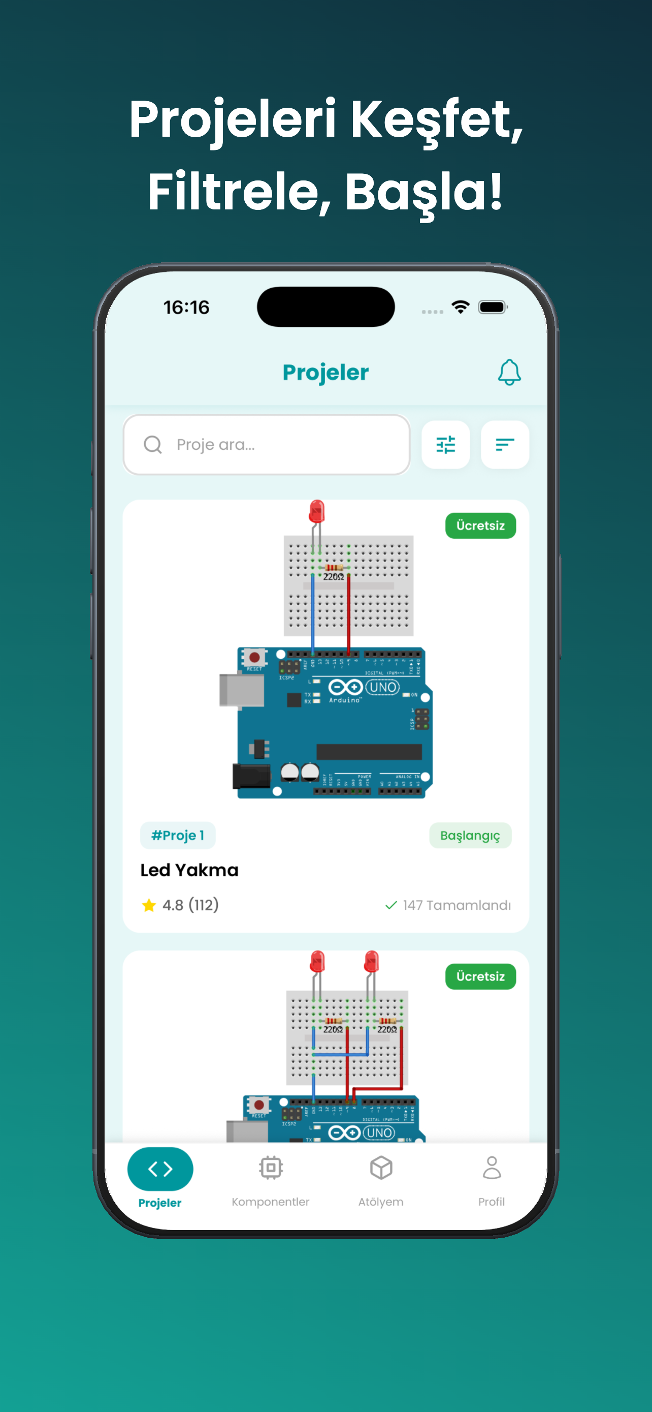Arduino Proje Kütüphanesi