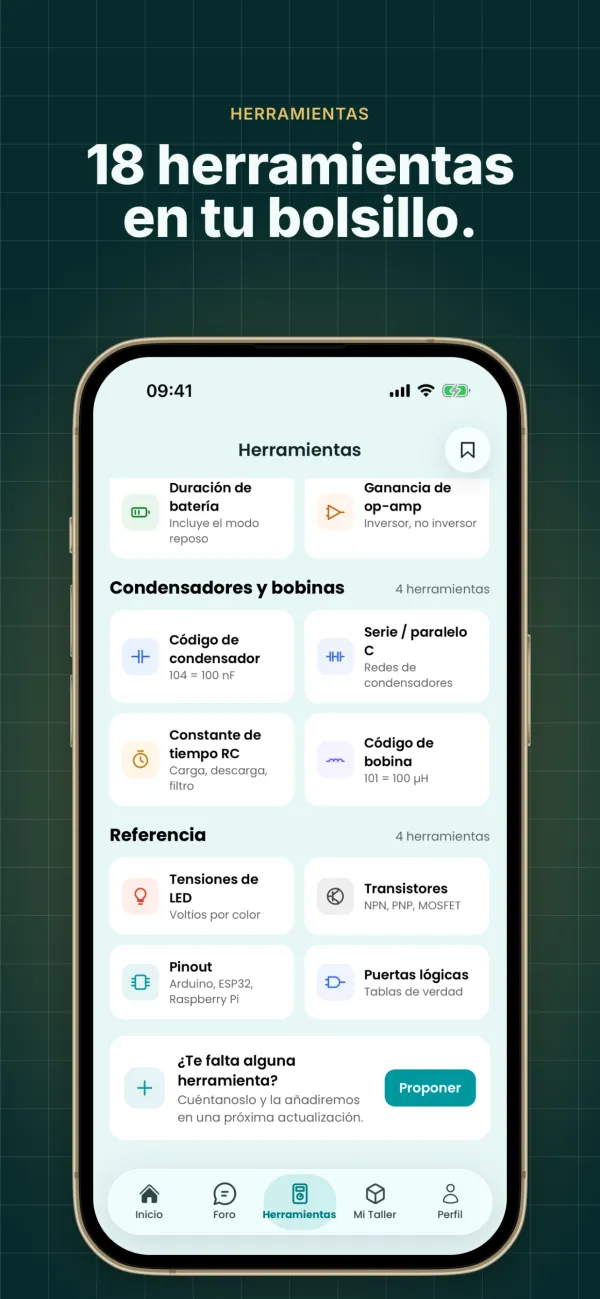 18 herramientas de electrónica