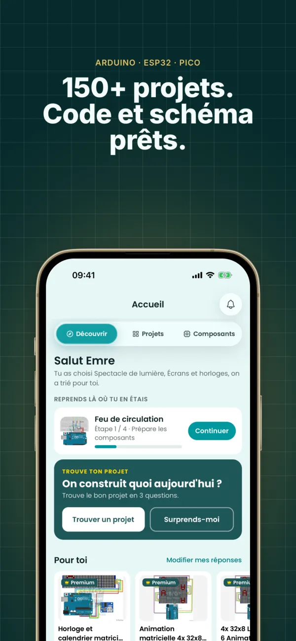 160+ projets