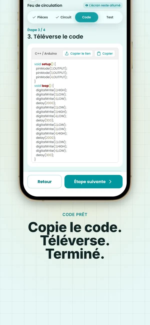 Code prêt à l'emploi
